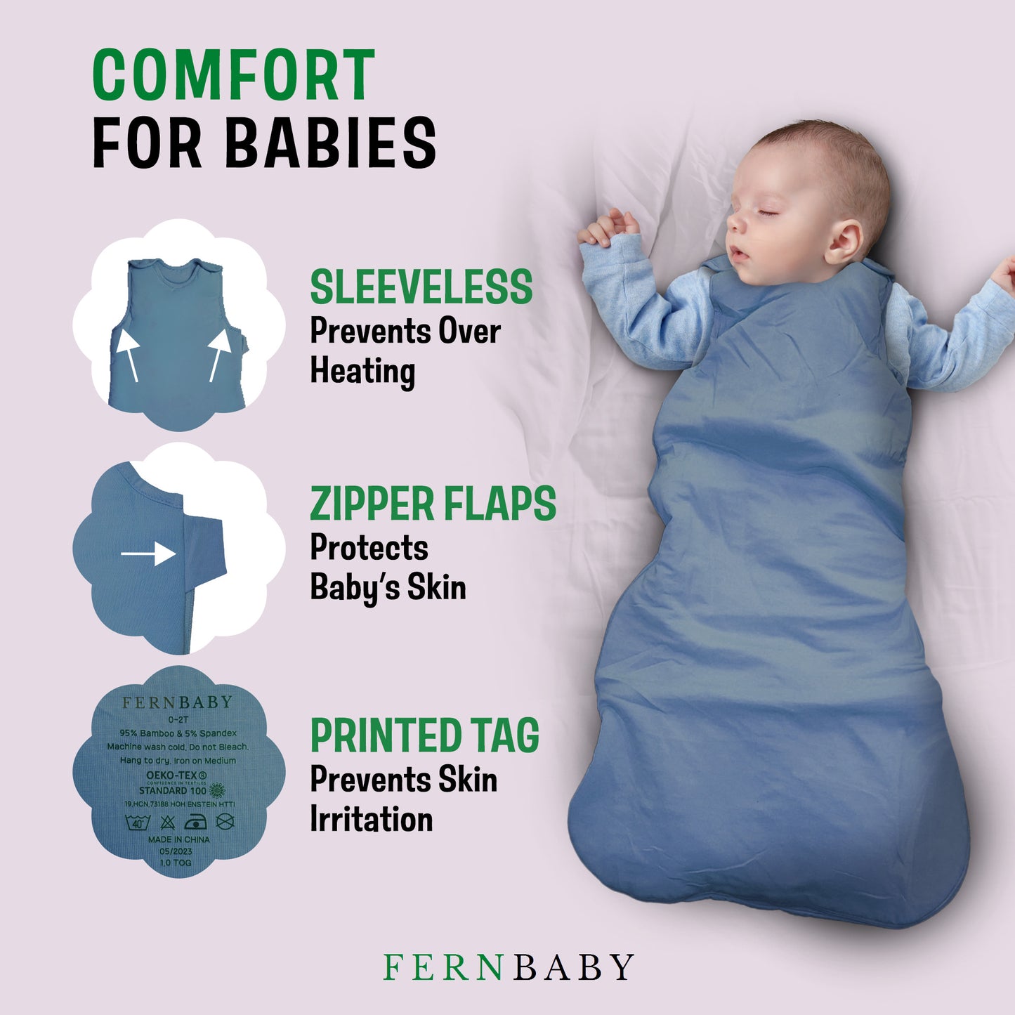 FERNBABY Sleep Sack - Blue