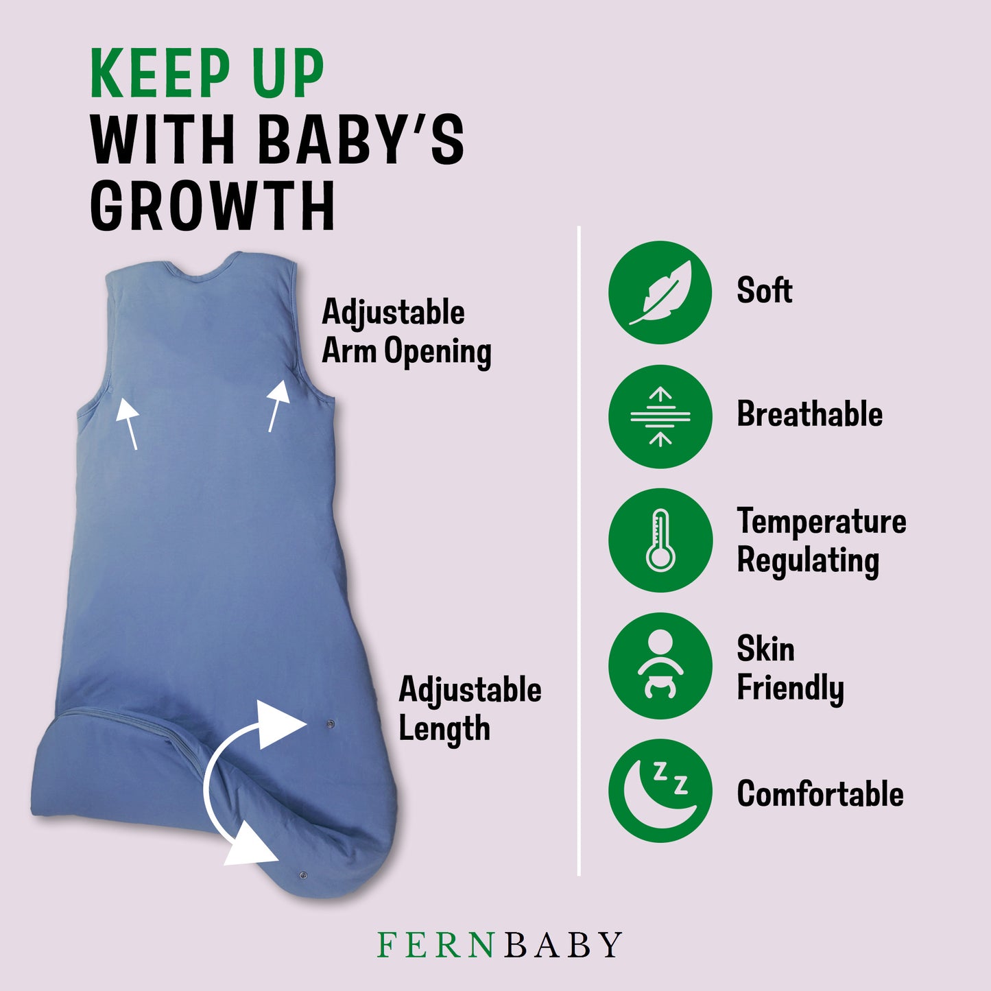 FERNBABY Sleep Sack - Blue