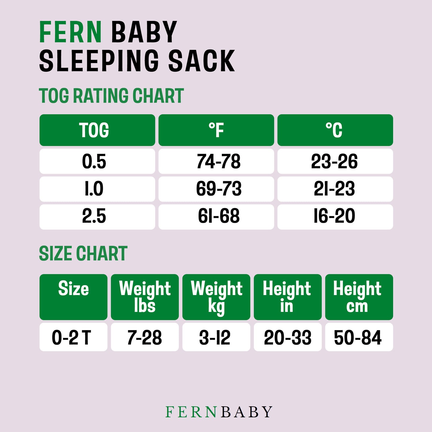 FERNBABY Sleep Sack - Pink